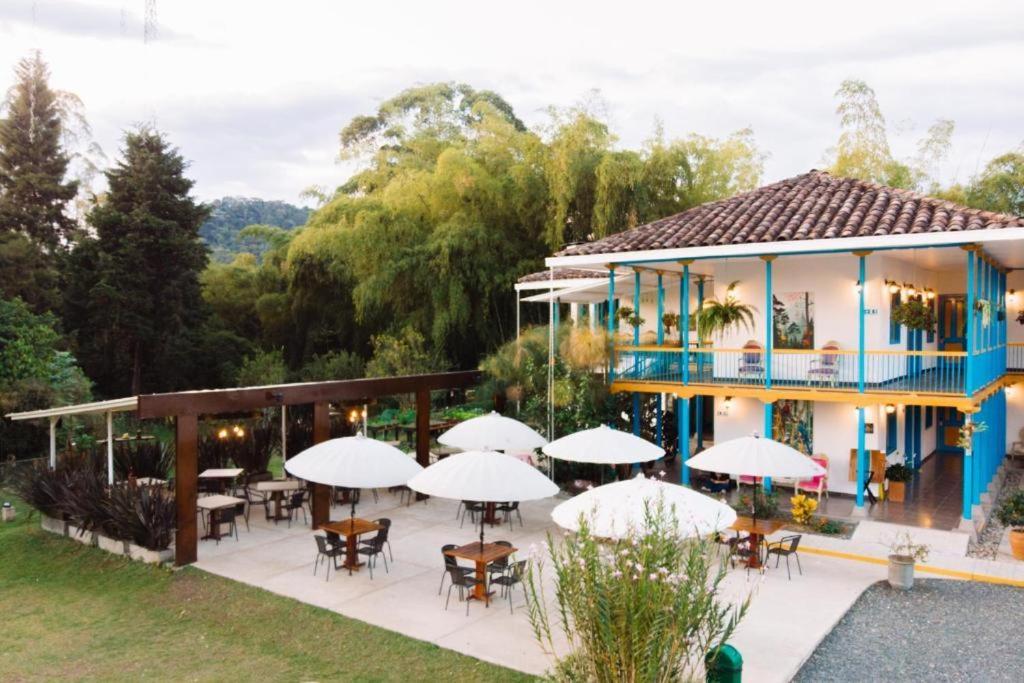 Hotel Hacienda Santa Clara Santa Rosa de Cabal Buitenkant foto