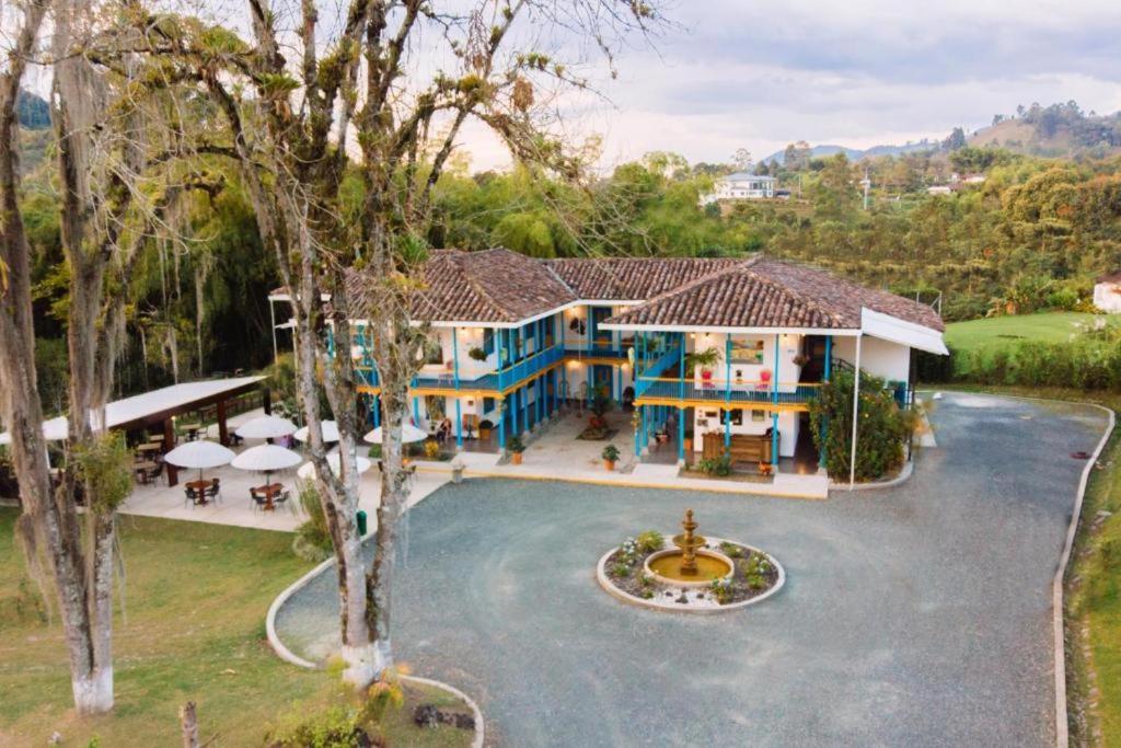 Hotel Hacienda Santa Clara Santa Rosa de Cabal Buitenkant foto